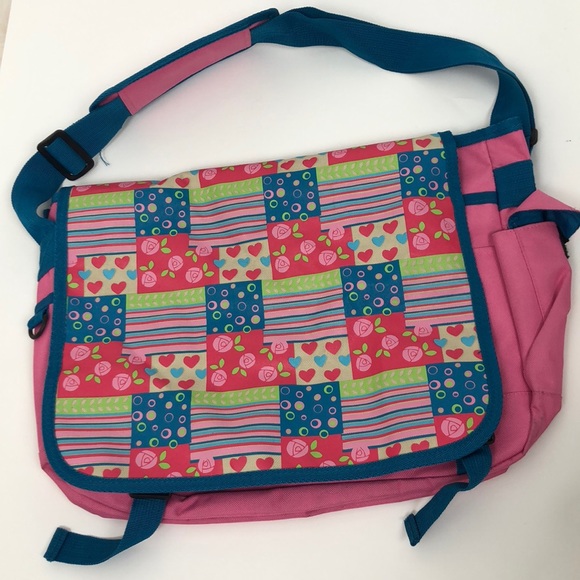 patchwork messenger bag